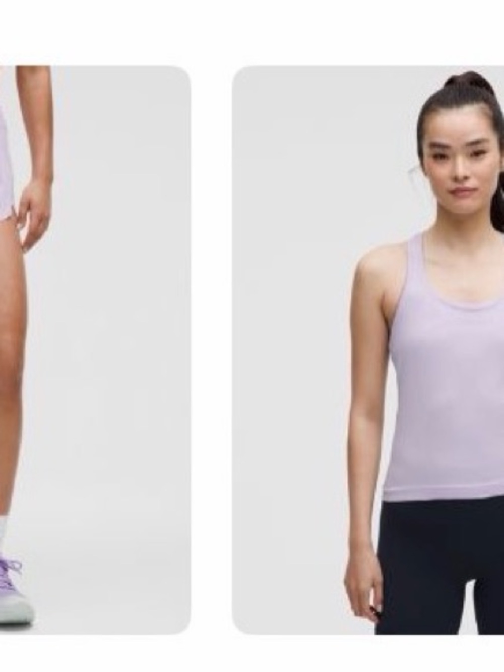 Lululemon Matching Set Swiftly Tank and Shorts